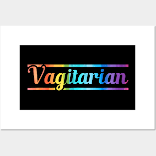 Vagitarian Lesbian Gay Couple Valentines Day Lgbt Posters and Art